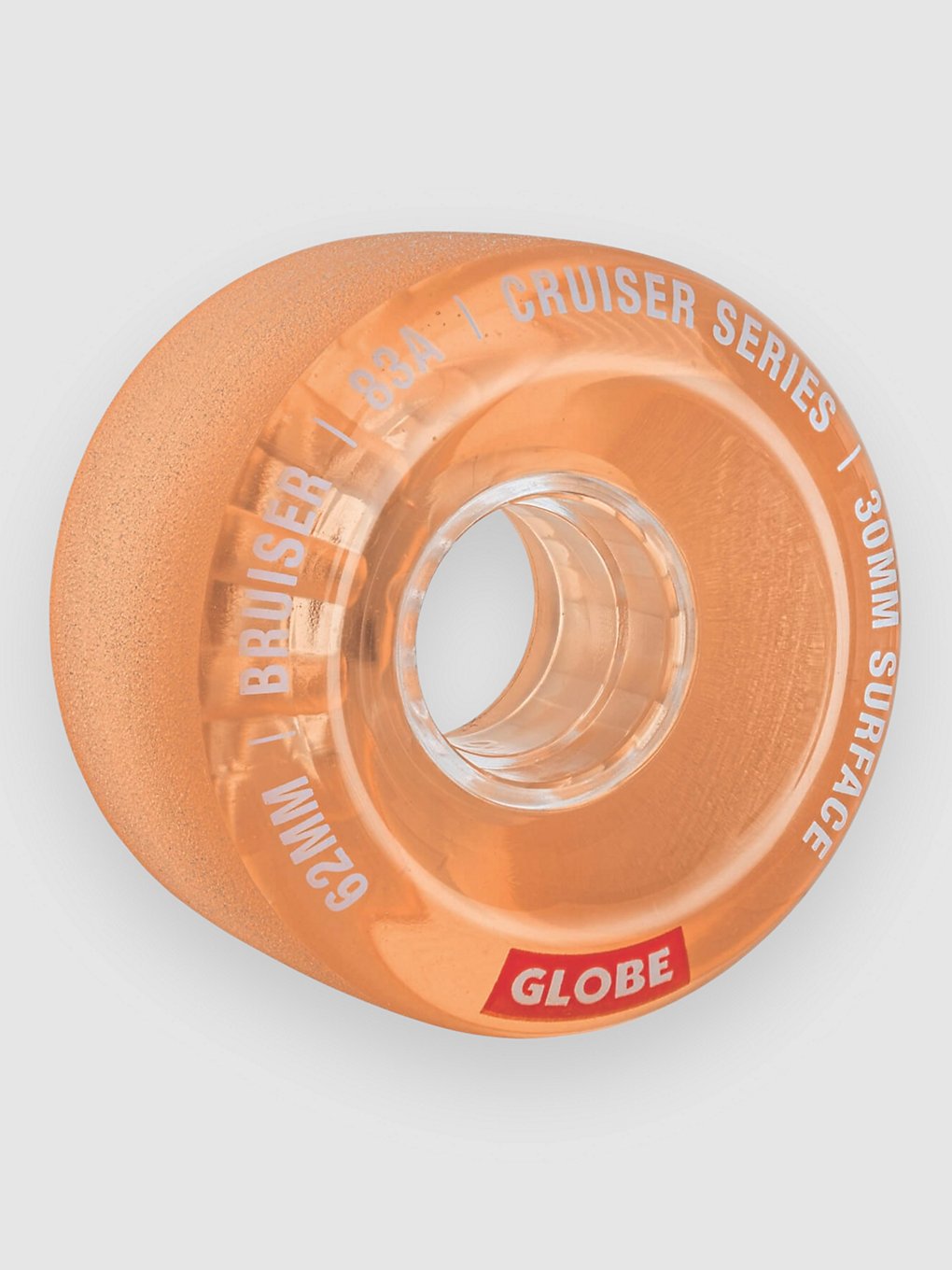 Globe Bruiser 62mm Wheels clear coral