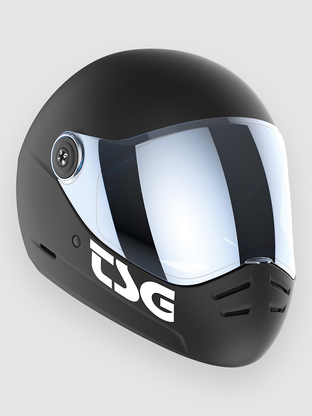 TSG Pass 2.0 Solid Color +Bonus Visor Helm satin black