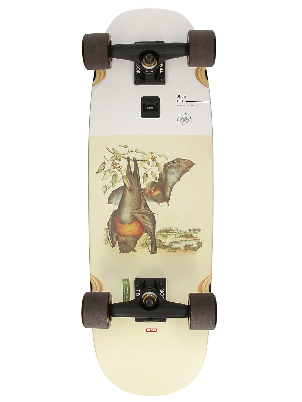 Globe Short Cut 28" Cruiser flying foxes