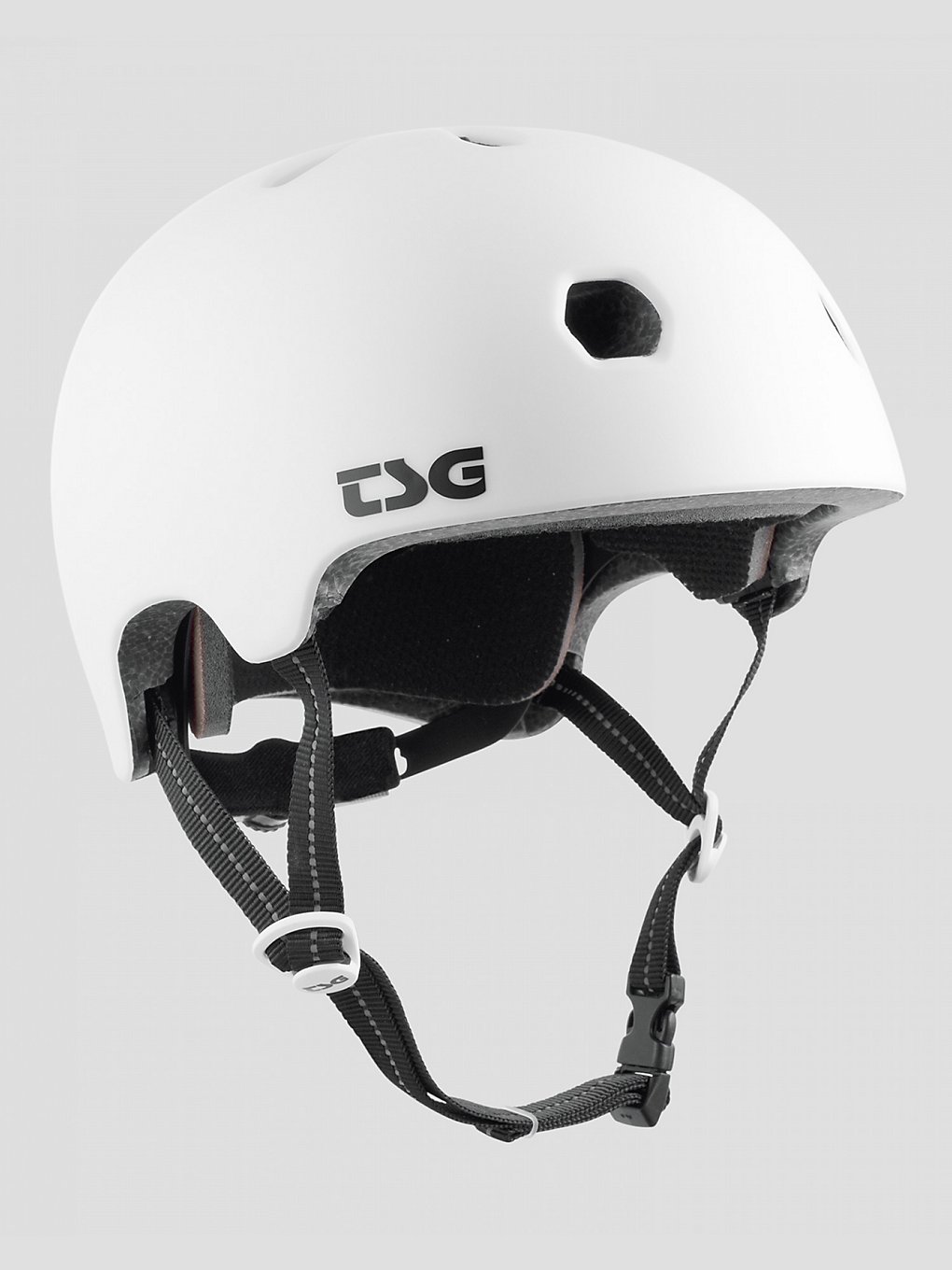 TSG Meta Solid Color Helm satin white