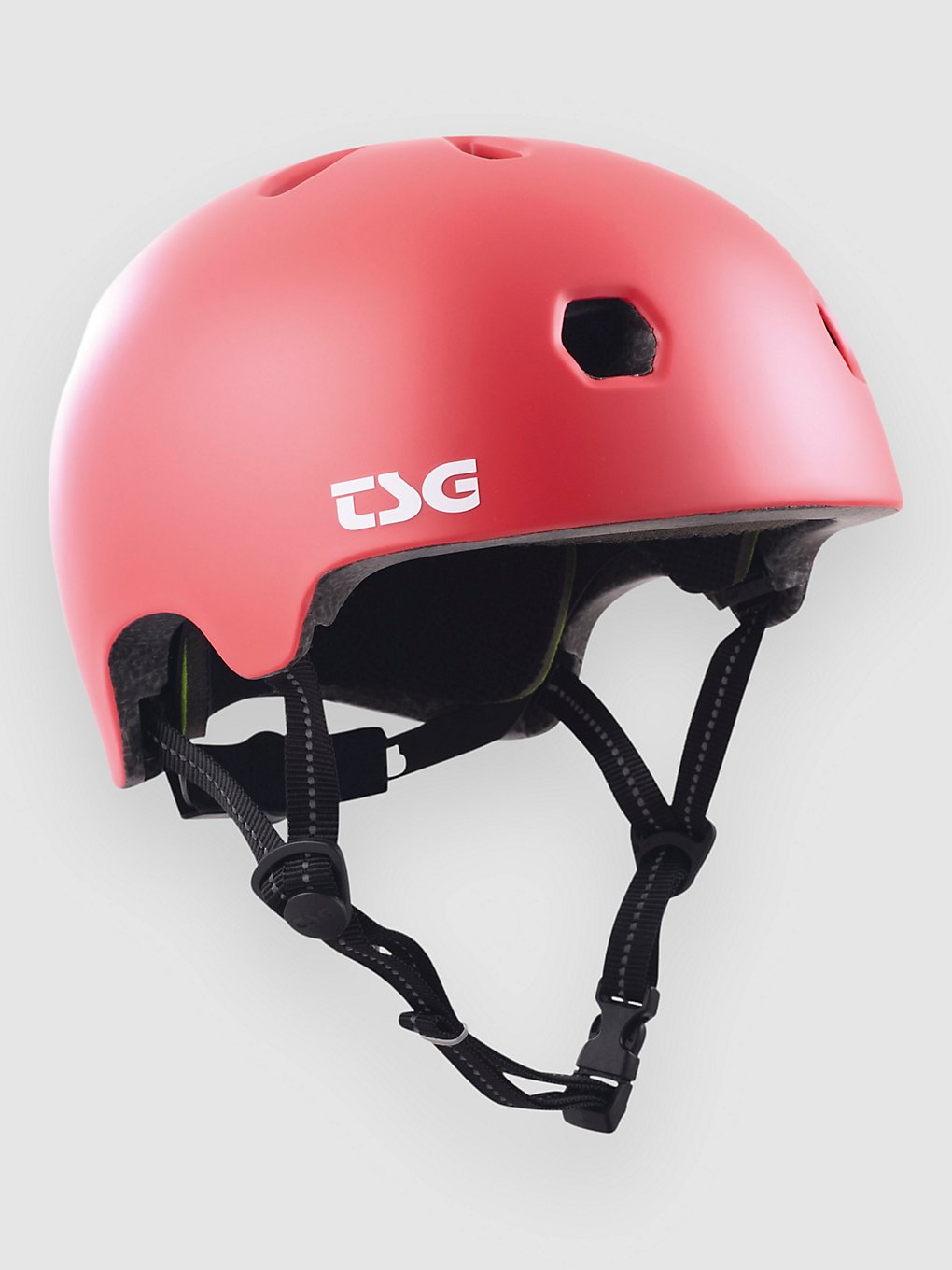 TSG Meta Solid Color Helm satin gentle red