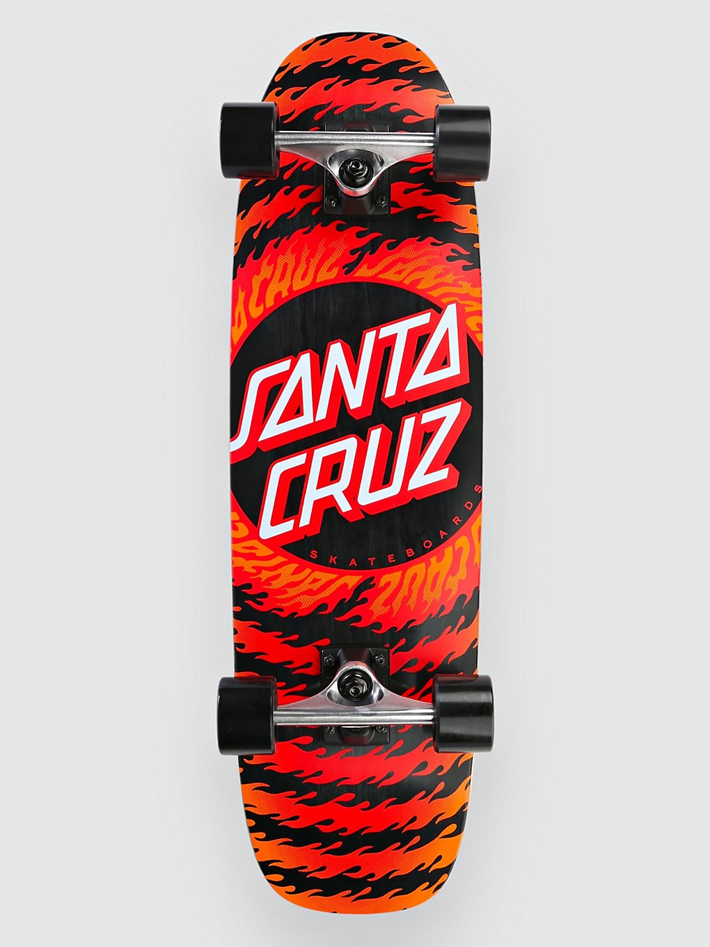 Santa Cruz Flame Ringed Dot 8.4" Cruiser orange
