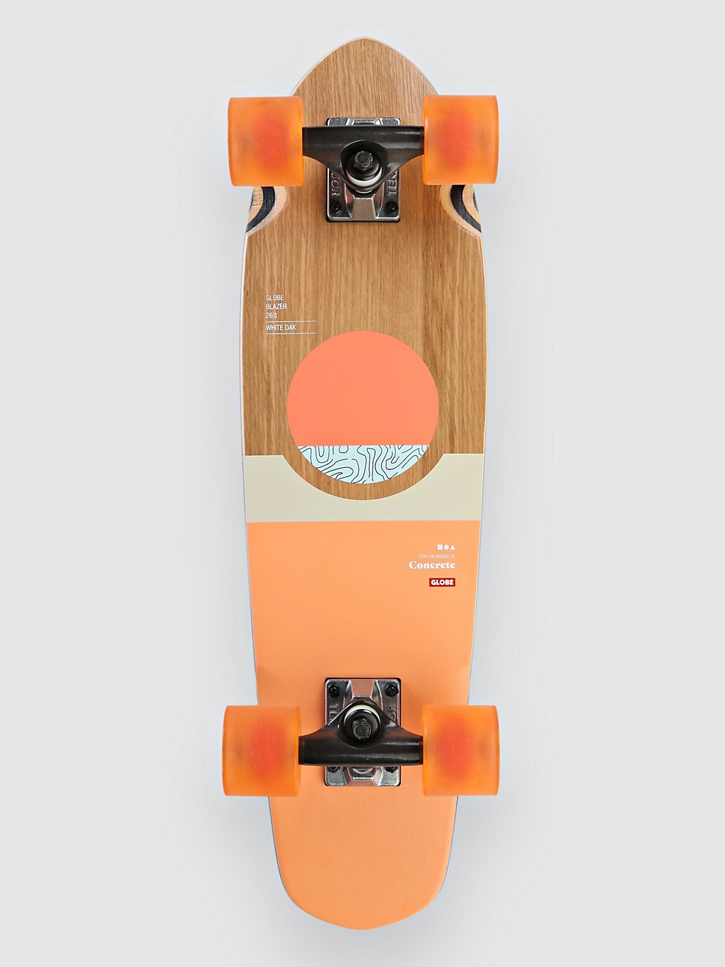 Globe Blazer 26" Cruiser concrete