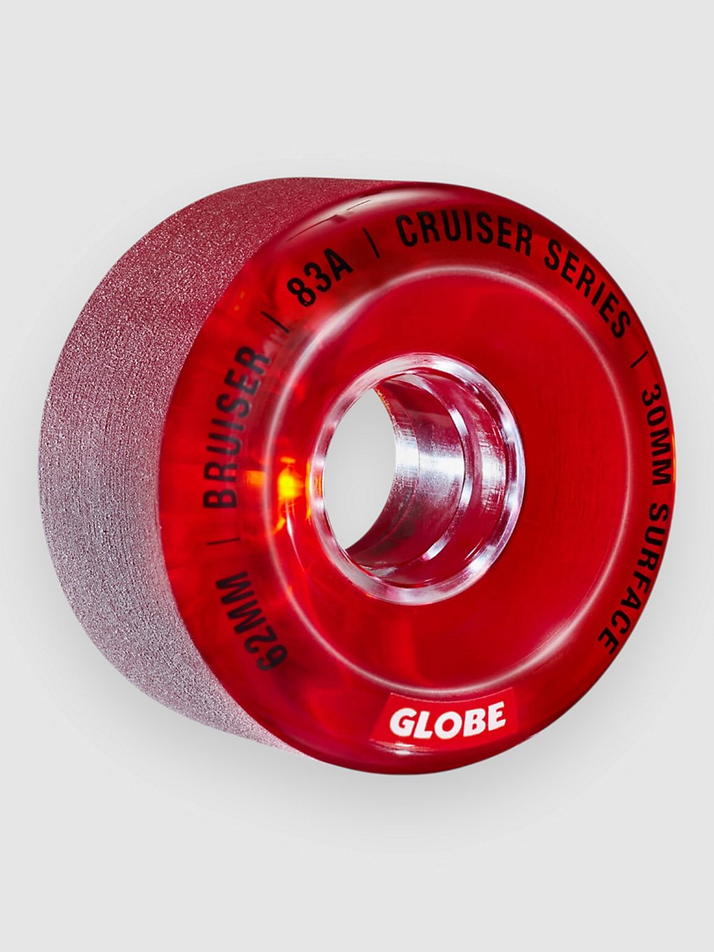 Globe Bruiser 62mm Wheels clear red