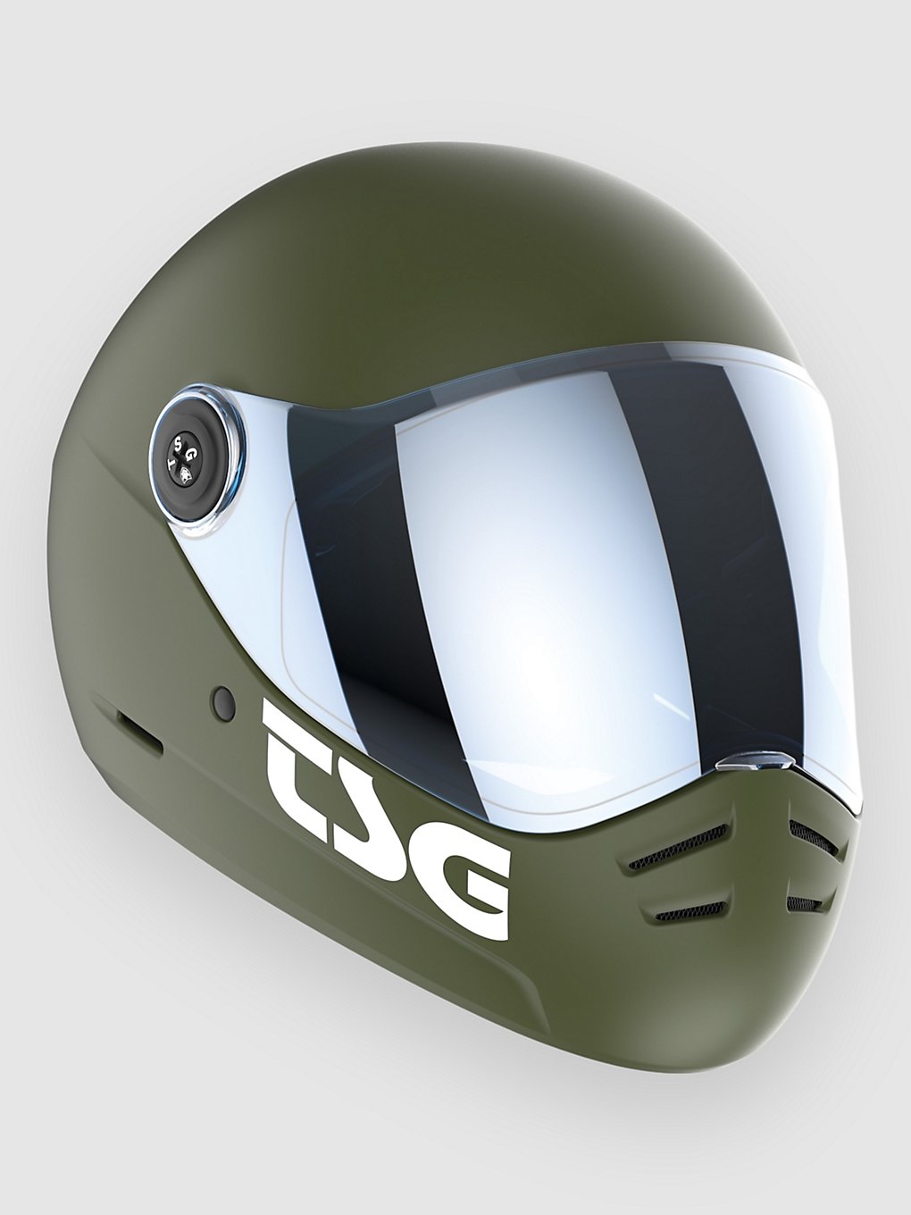 TSG Pass 2.0 Solid Color +Bonus Visor Helm satin olive