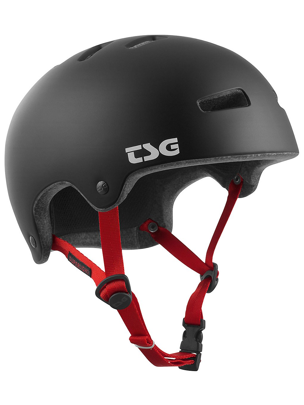 TSG Superlight Solid Color Helm satin black