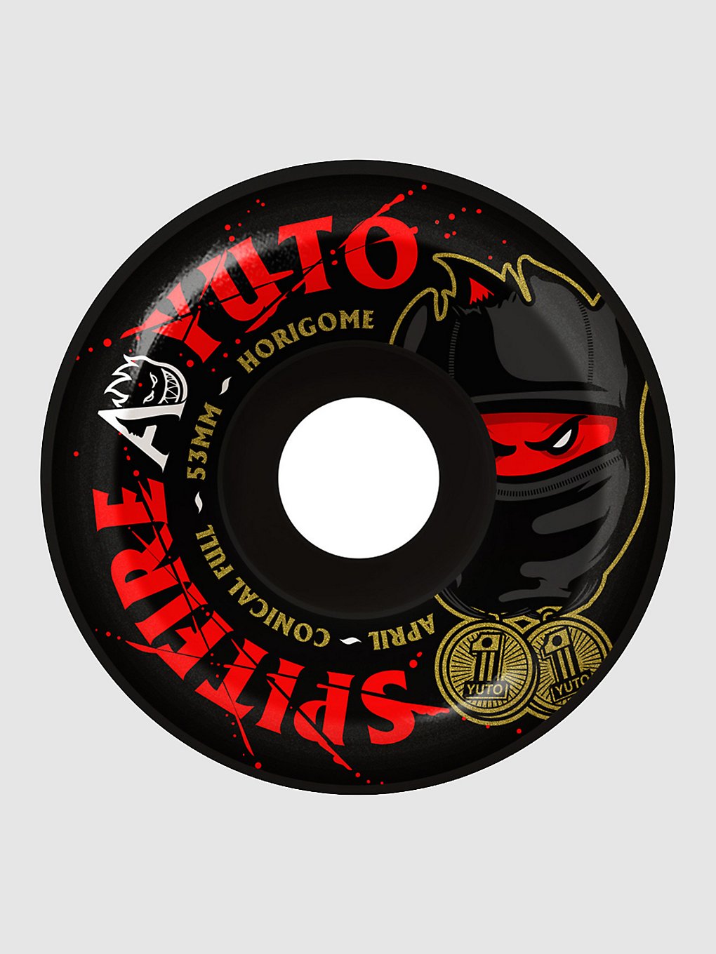 Spitfire F4 99 Sf X April Yuto Conical Full 53Mm Rollen black